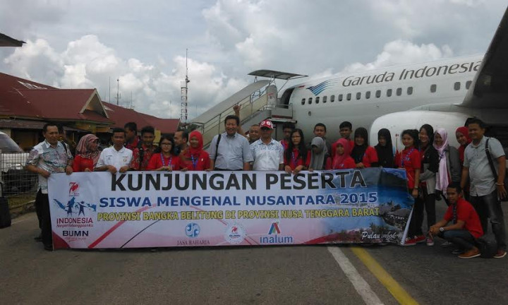 Jasa Raharja dan Inalum Sambut Kepulangan Siswa Babel  