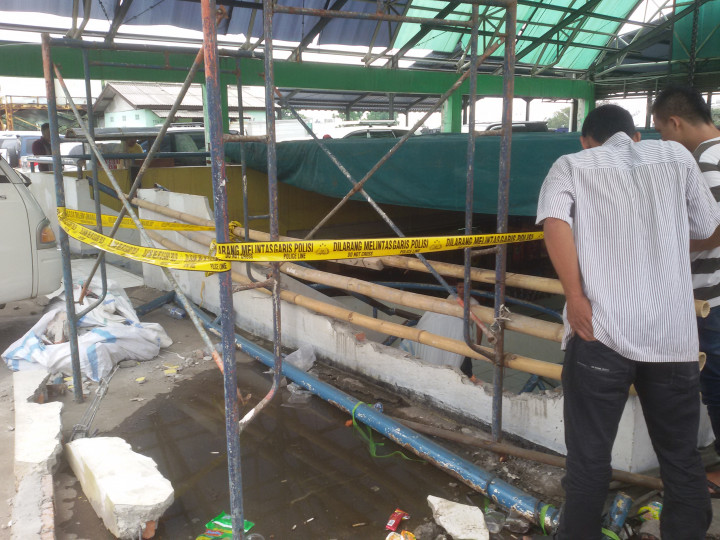 Mobil Box di Pasar Cipulir Sempat Mundur, Lalu Digas Kencang