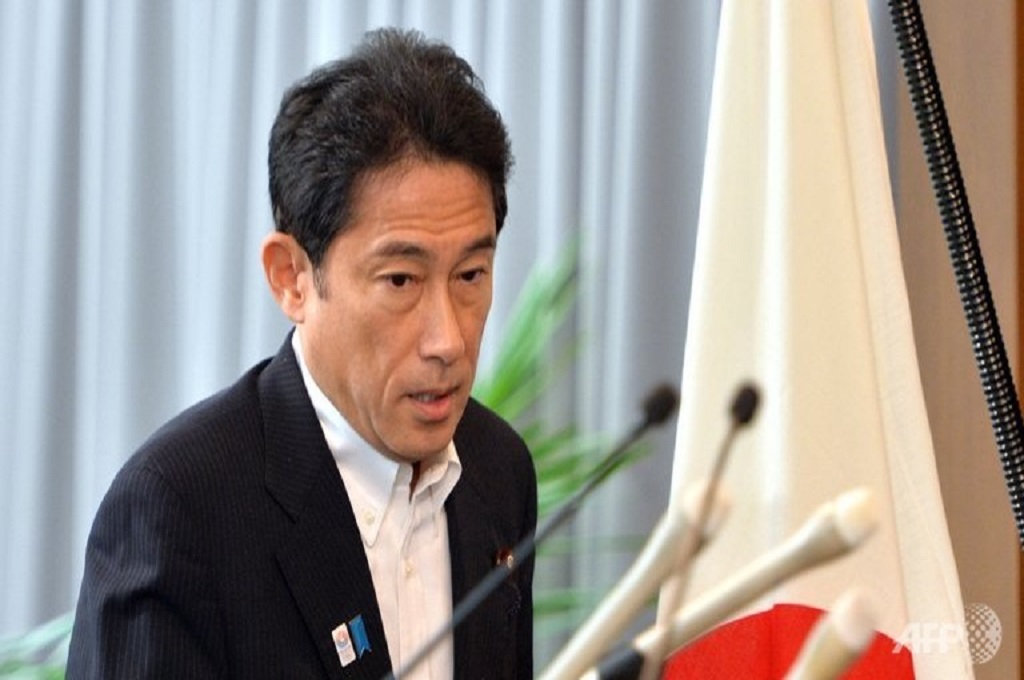 Menlu Jepang Fumio Kishida. (Foto: AFP/Yoshikazu Tsuno)