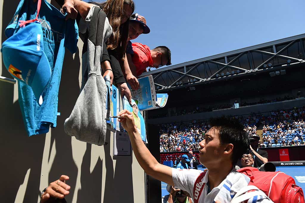Nishikori Tundukkan Austin Krajicek