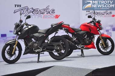 TVS Sasar Segmen Motor Sport 150 cc pakai Apache RTR 200