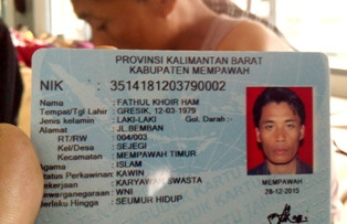 Eks Pengikut Gafatar Miliki KTP Resmi Kalimantan Barat