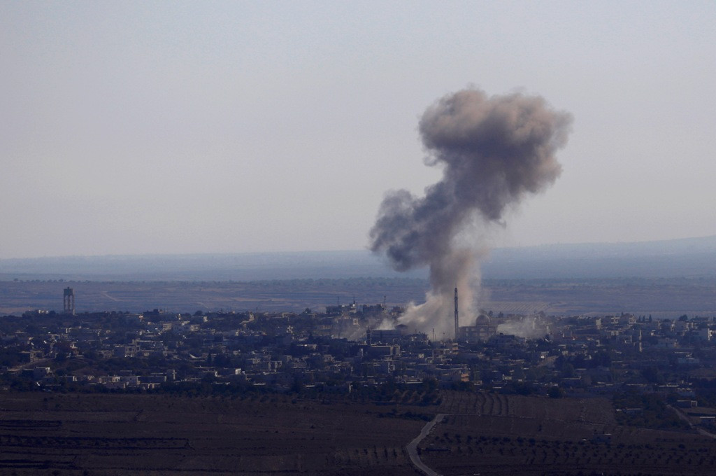 Imbas serangan udara di Suriah (Foto: AFP)