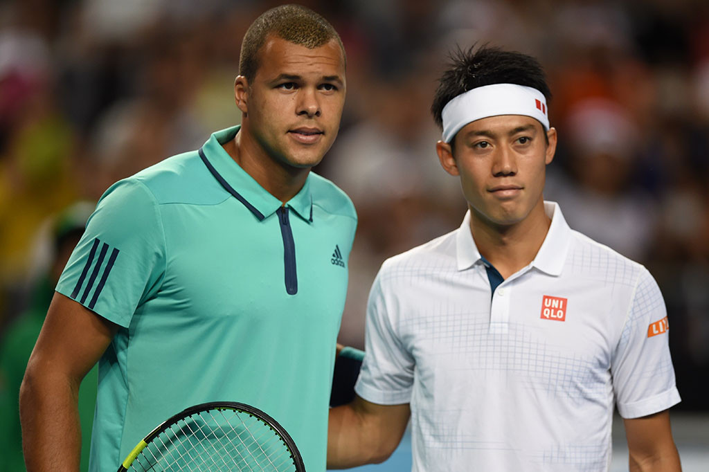 Nishikori Tekuk Tsonga Tiga Set Langsung