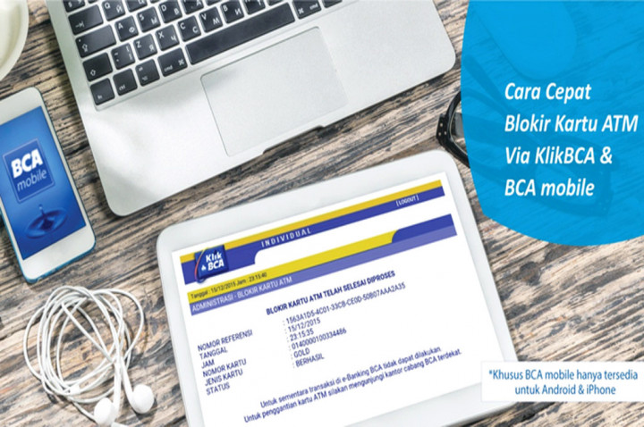 Jika Kartu ATM Hilang, Blokir Saja dengan KlikBCA Individu dan BCA Mobile 