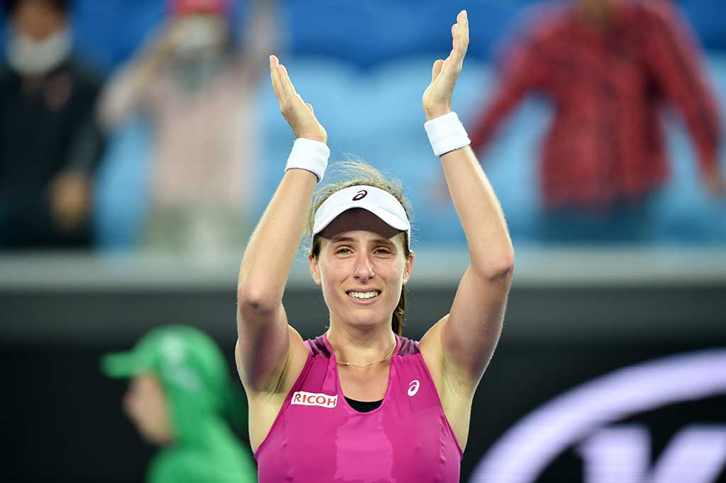 Tak Diunggulkan, Konta Buktikan Diri Lolos ke Perempatfinal