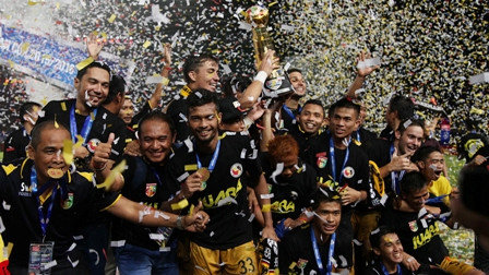 Mitra Kukar juara Piala Jenderal Sudirman (	Foto: Terbit/PANCA SYURKANI)