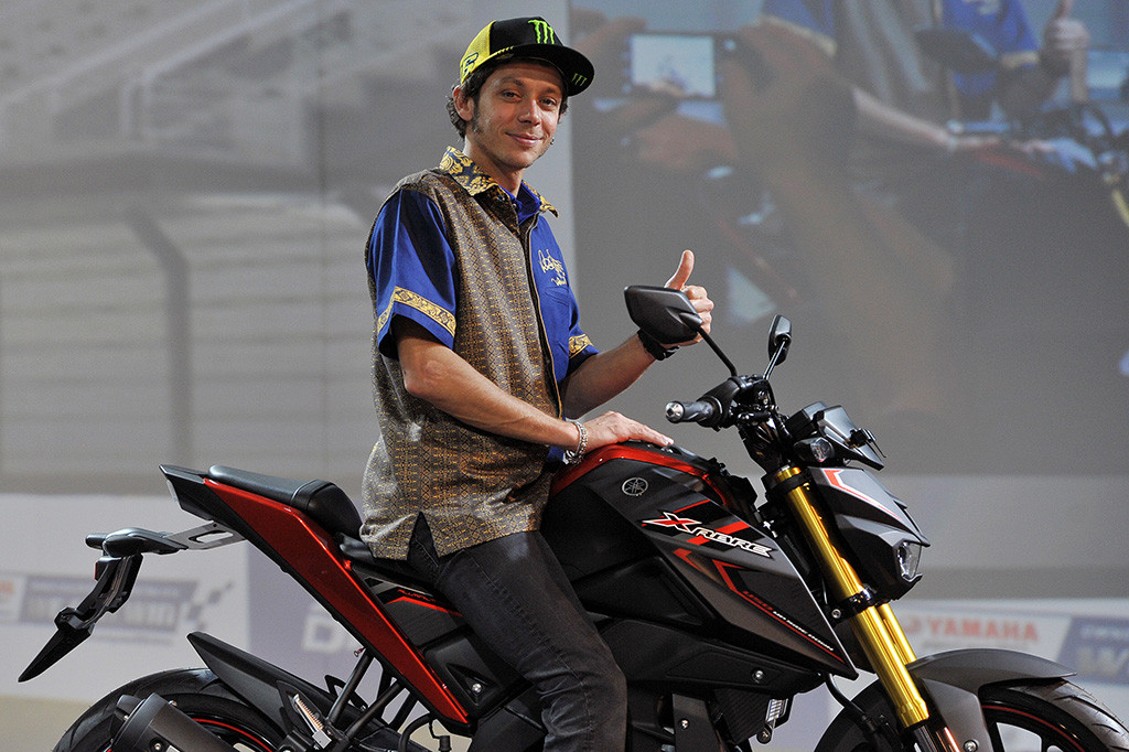Rossi Hadiri Peluncuran Yamaha Xabre 150cc di Bali