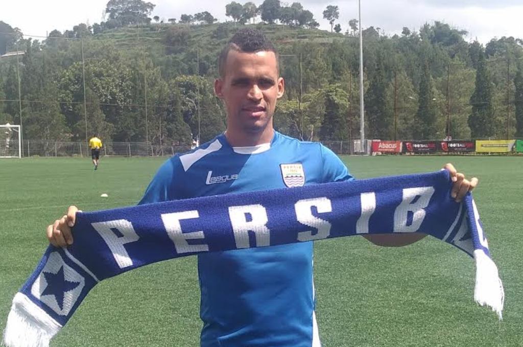 Aron da Silva, striker baru Persib Bandung (Foto: MTVN/Roni Kurniawan)