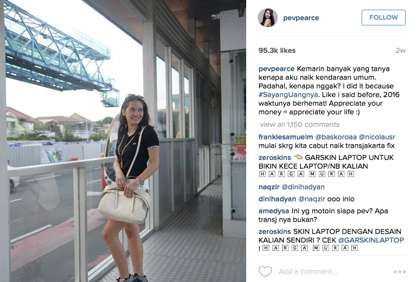 Pevita Pearce (Foto: Instagram)