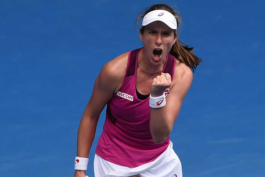 Konta Tundukkan Zhang di Perempat Final