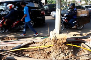 Pemprov DKI Ancam Putus Jaringan Utilitas yang Salahi Aturan