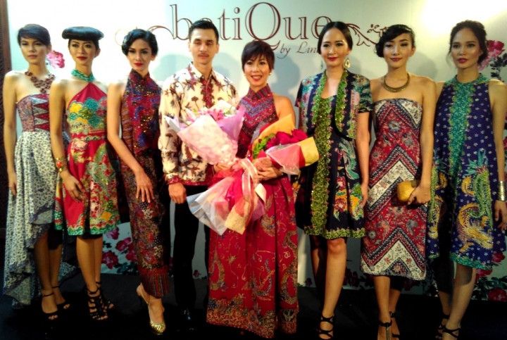 Sambut Imlek, Linda Sudarsono Kombinasikan Batik dengan Nuansa Tionghoa