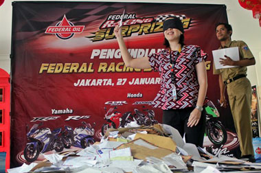 Federal Oil Umumkan 5 Pemenang Federal Racing Surprizing 