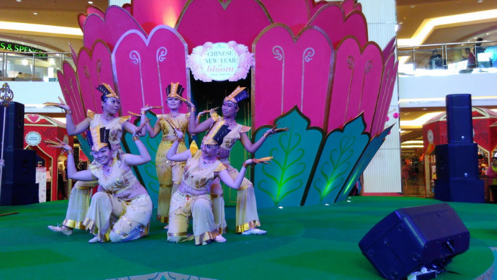 Sambut Imlek, Mal Taman Anggrek Hadirkan 'Bunga Keberuntungan'