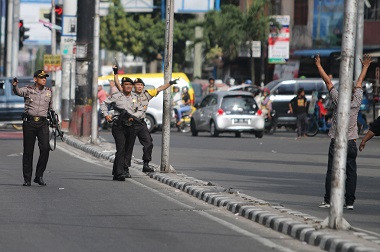 Polisi Masih Bersiaga di Kota Medan 