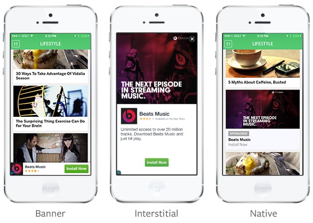 Tipe iklan yang ditawarkan oleh Facebook.
