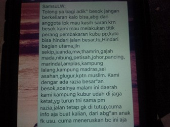 Pesan Bentrok Susulan di Medan <i>Hoax</i>