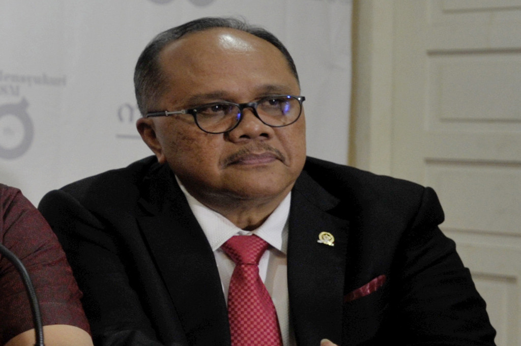 Wakil Ketua MKD Junimart Girsang----Ant/Ismar Patrizki