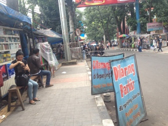 Pemkot Bandung Optimalkan Penertiban PKL di Zona Merah