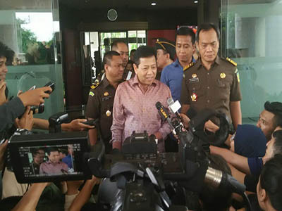 Novanto Berdalih Datang ke Kejagung Atas Inisiatif Pribadi