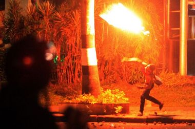 Pos PP di Medan Dilempar Bom Molotov