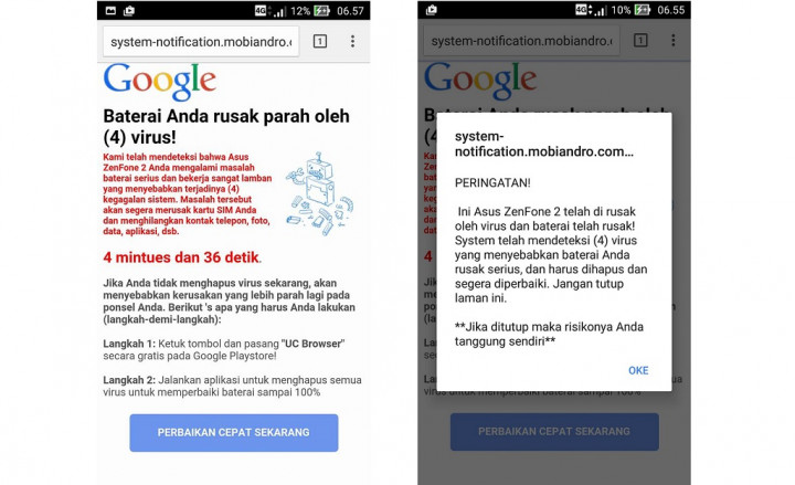 Waspada, Ini Jebakan untuk Mengunduh UC Browser  