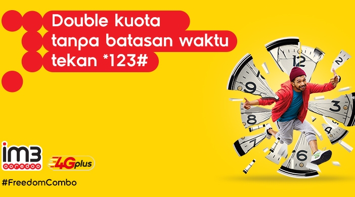 Pilih paket internet sesuai kebutuhanmu dengan paket Freedom Combo dari IM3 Ooredoo