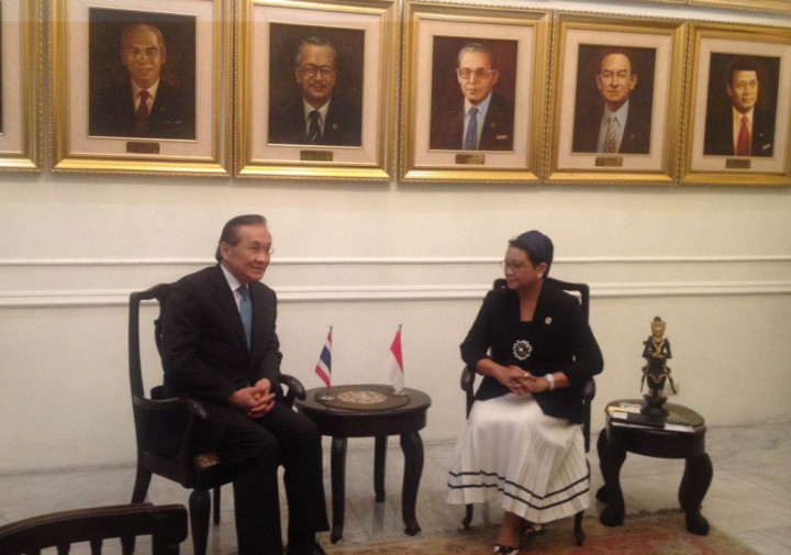 Menlu RI-Menlu Thailand Negosiasikan Isu Maritim