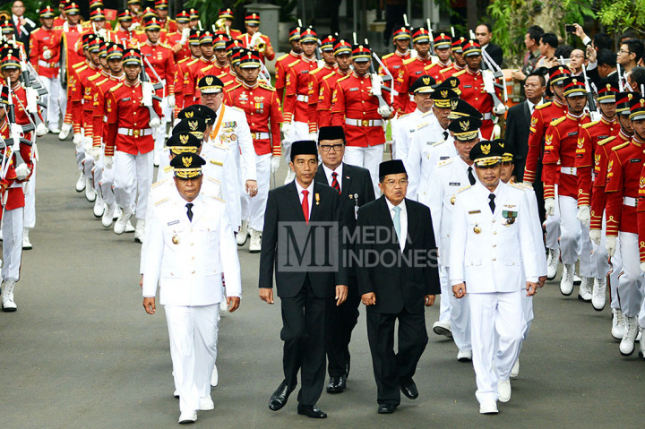 Presiden Lantik Tujuh Pasangan Gubernur Hasil Pilkada Serentak