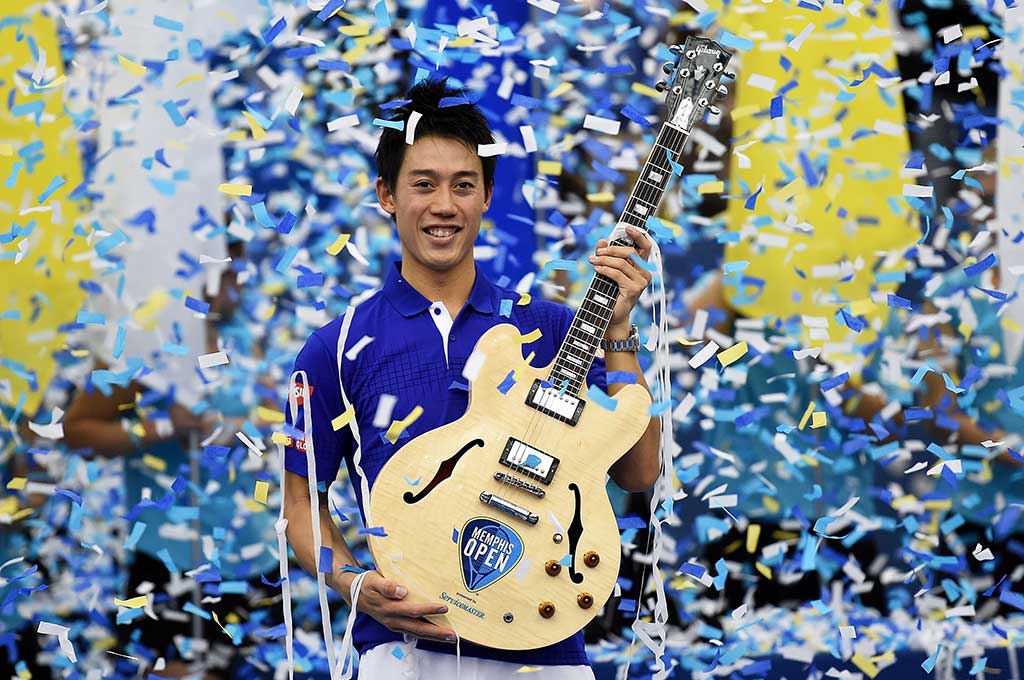 Nishikori Juara Memphis Terbuka Keempat Secara Beruntun