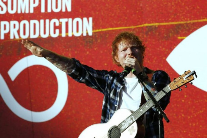 Lagu Thinking Out Loud Antar Ed Sheeran Raih Piala Grammy Pertama