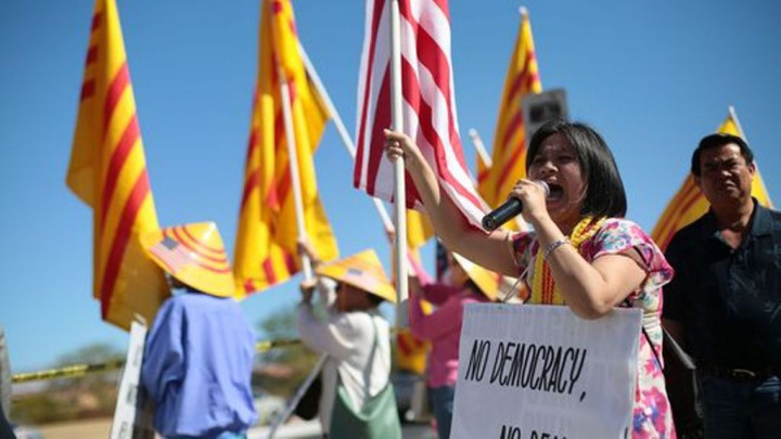 Protes Mewarnai KTT AS-ASEAN