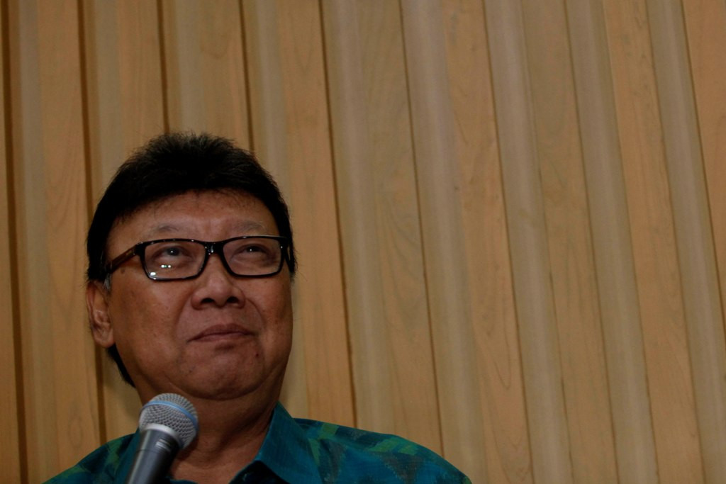 Menteri Dalam Negeri Tjahjo Kumolo (MI/ROMMY PUJIANTO )