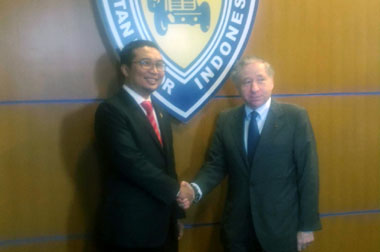 Presiden FIA, Jean Todt Kampanye Road Safety di Indonesia  