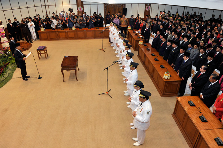 Pelantikan Kepala Daerah Bali