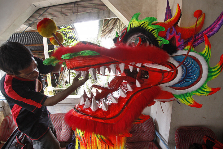 Longest Dancing Dragon in Asia Showed in Yogyakarta