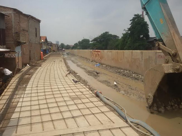 Banjir Kampung Pulo tak Separah Dulu Lagi