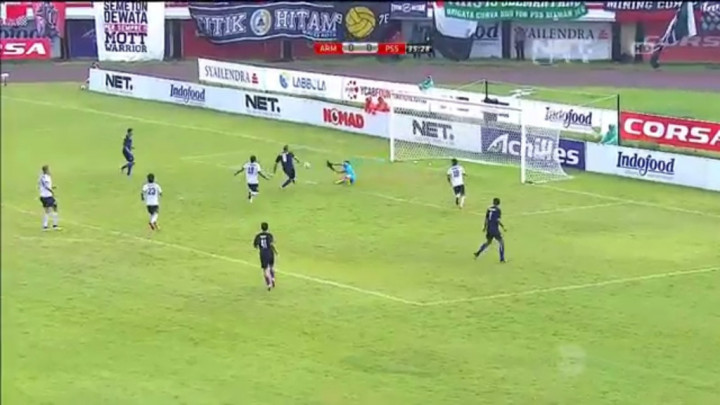 Babak 1: Arema Cronus Terlalu Kuat Bagi PSS Sleman