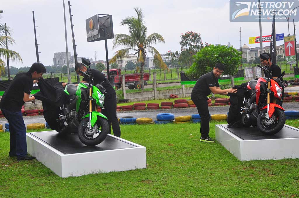 Kawasaki Z125 akhirnya resmi masuk ke Indonesia. MTVN/A Harry Budiawan