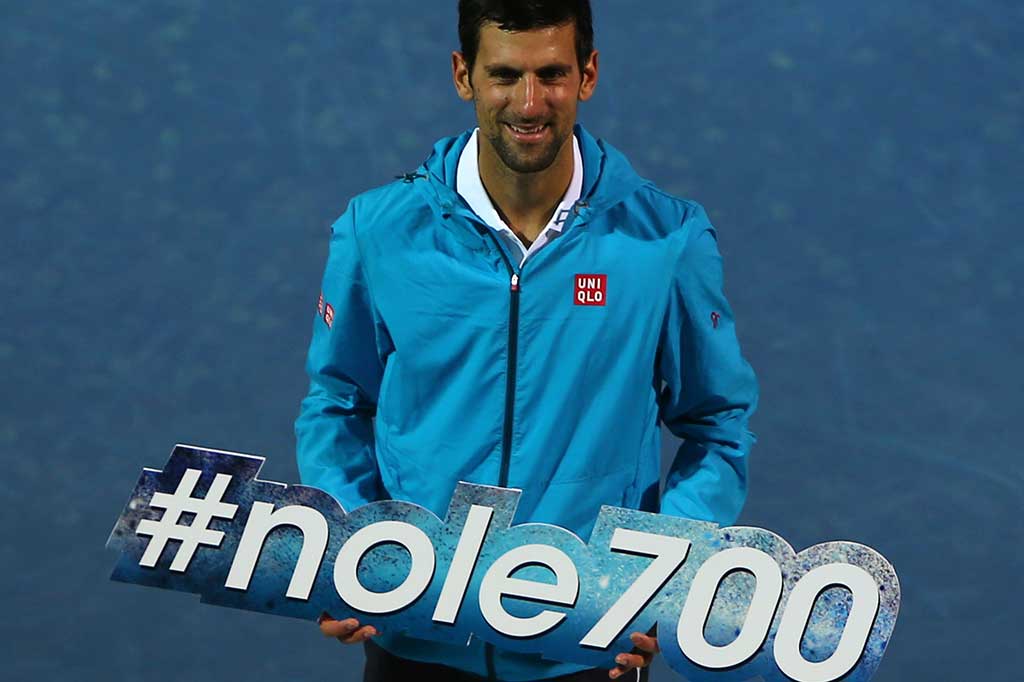 Djokovic Catat Kemenangan ke-700 dalam Karirnya