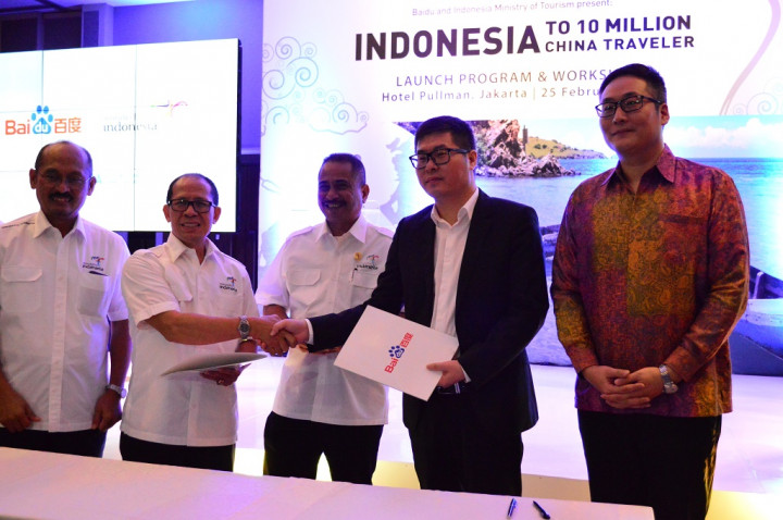 Baidu Jadi Mitra Strategis Kementerian Pariwisata Republik Indonesia