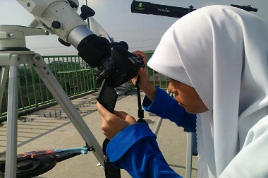 Teleskop di Solo Dapat Dimanfaatkan Memotret Gerhana Matahari