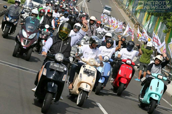 Piaggio Indonesia Gelar <i>City Ride</i> Pakai Motor-Motor Italia