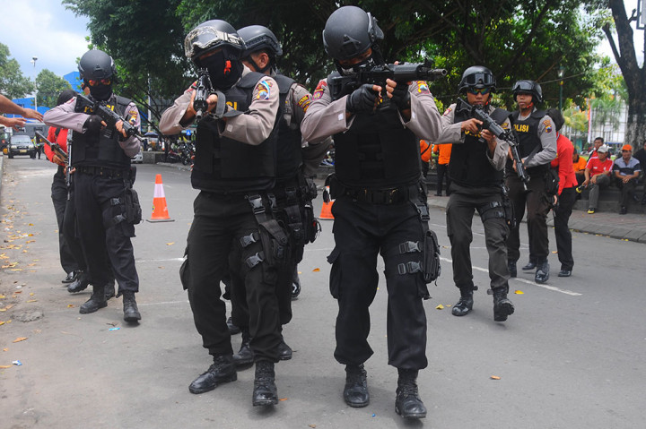 Polres Klaten Lakukan Latihan Pengamanan Kota