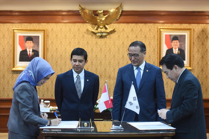 Peresmian Pusat Kerja Sama E-Goverment Indonesia-Korsel