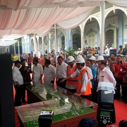 Pembangunan Jalur Kereta Api Medan-Besitang Rp1,2 Triliun