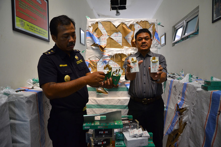 Bea Cukai Kudus Amankan Jutaan Batang Rokok Ilegal
