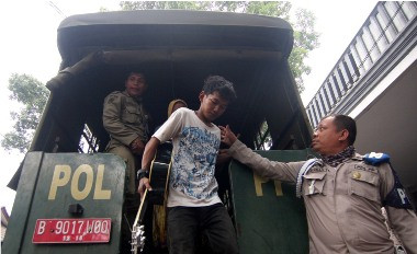 Polisi Tangkap Belasan Gelandangan yang Resahkan warga di Sumatera Utara