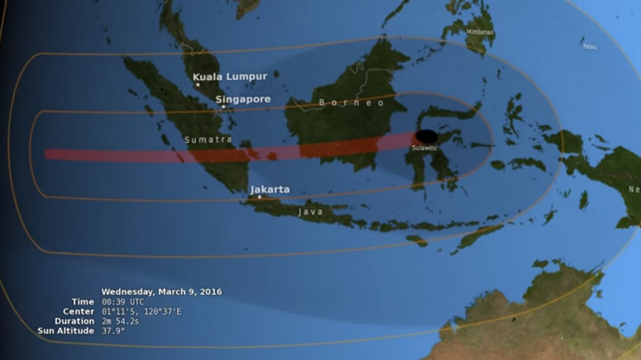 Inilah Ilustrasi Gerhana Matahari dari NASA 